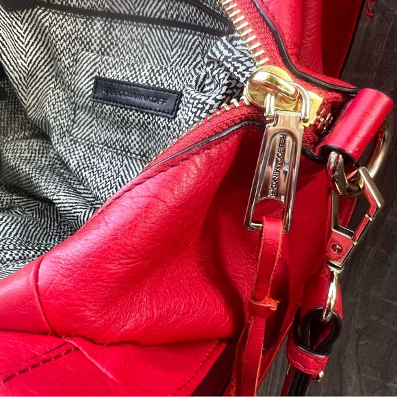 Rebecca Minkoff Red Leather Tote - Picture 2 of 7